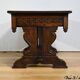 Table, bureau en chêne, style Néogothique – début XXème