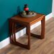 Retro teak 1960s g plan quadrille nest of coffee tables