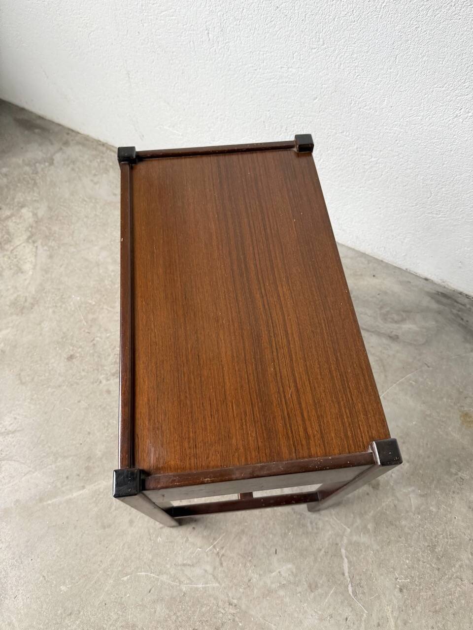 Jacques Hauville bedside table Roche Bobois mahogany
