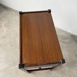 Jacques Hauville bedside table Roche Bobois mahogany
