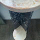 Art Deco marble column pedestal