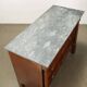 Antique Empire walnut commode with 4 drawers, Italy, 19th century.