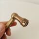 Antique bronze door handle in Empire style