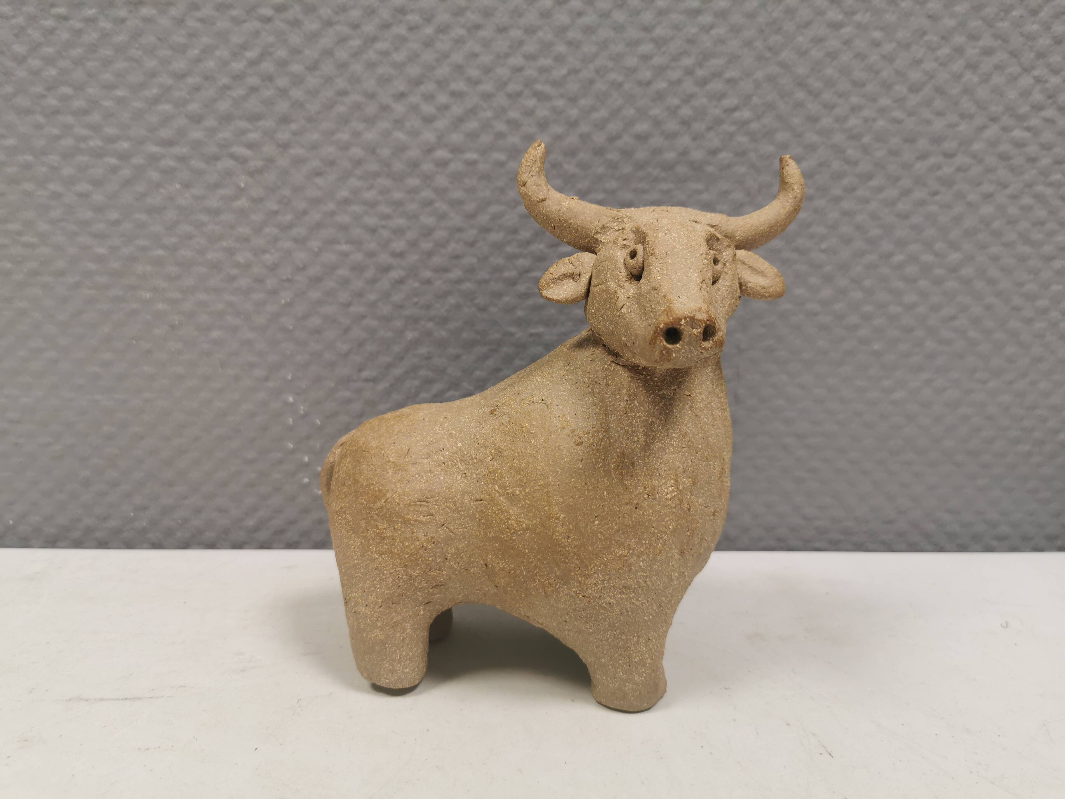 Beautiful ceramic bull Danish and from the 1970s-80s.