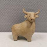 Beautiful ceramic bull Danish and from the 1970s-80s.