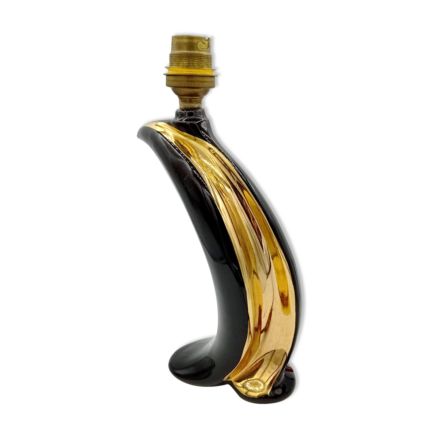 Ceramic lamp 1960 - gold