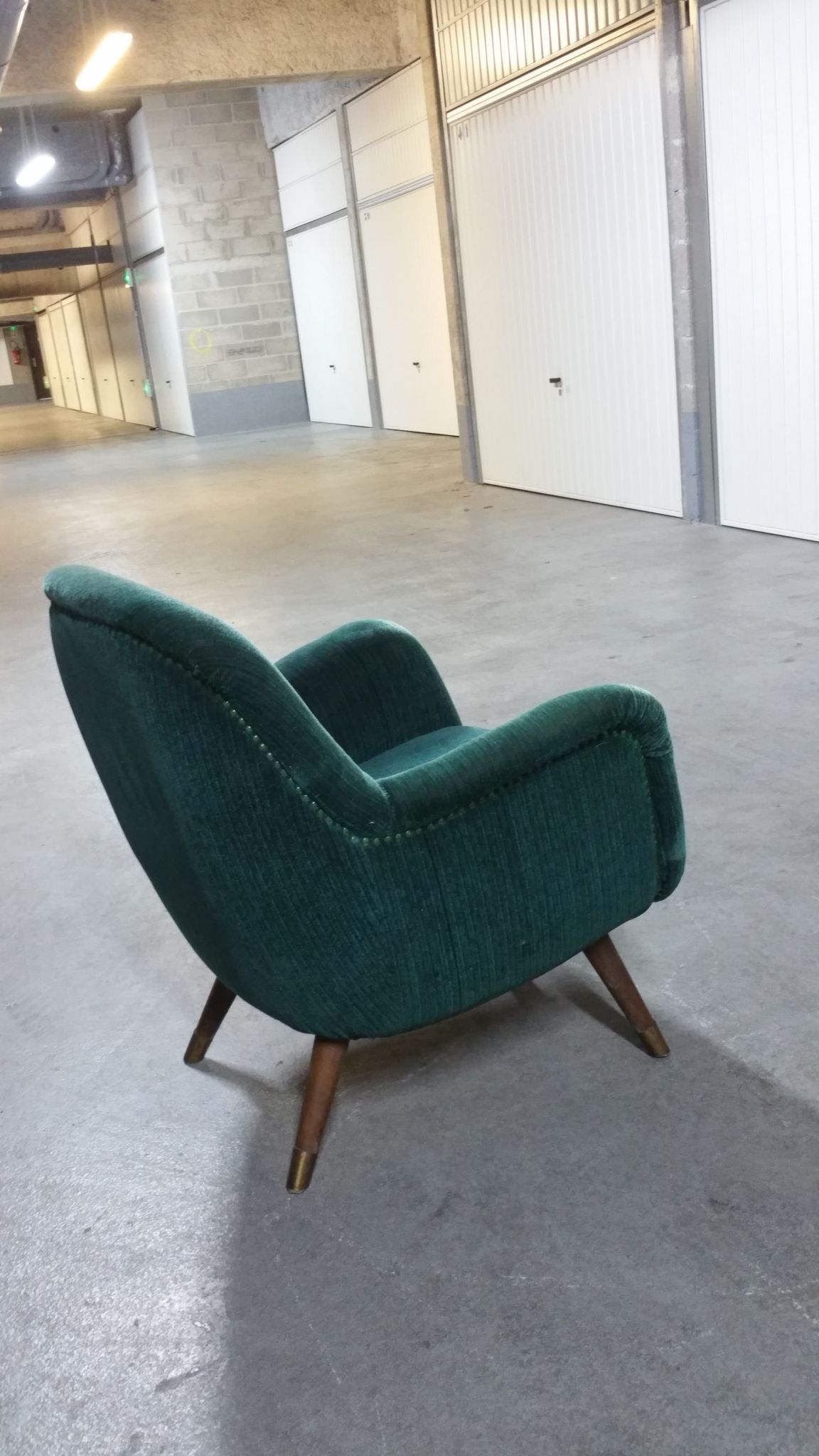 Fauteuil oeuf années 50/60