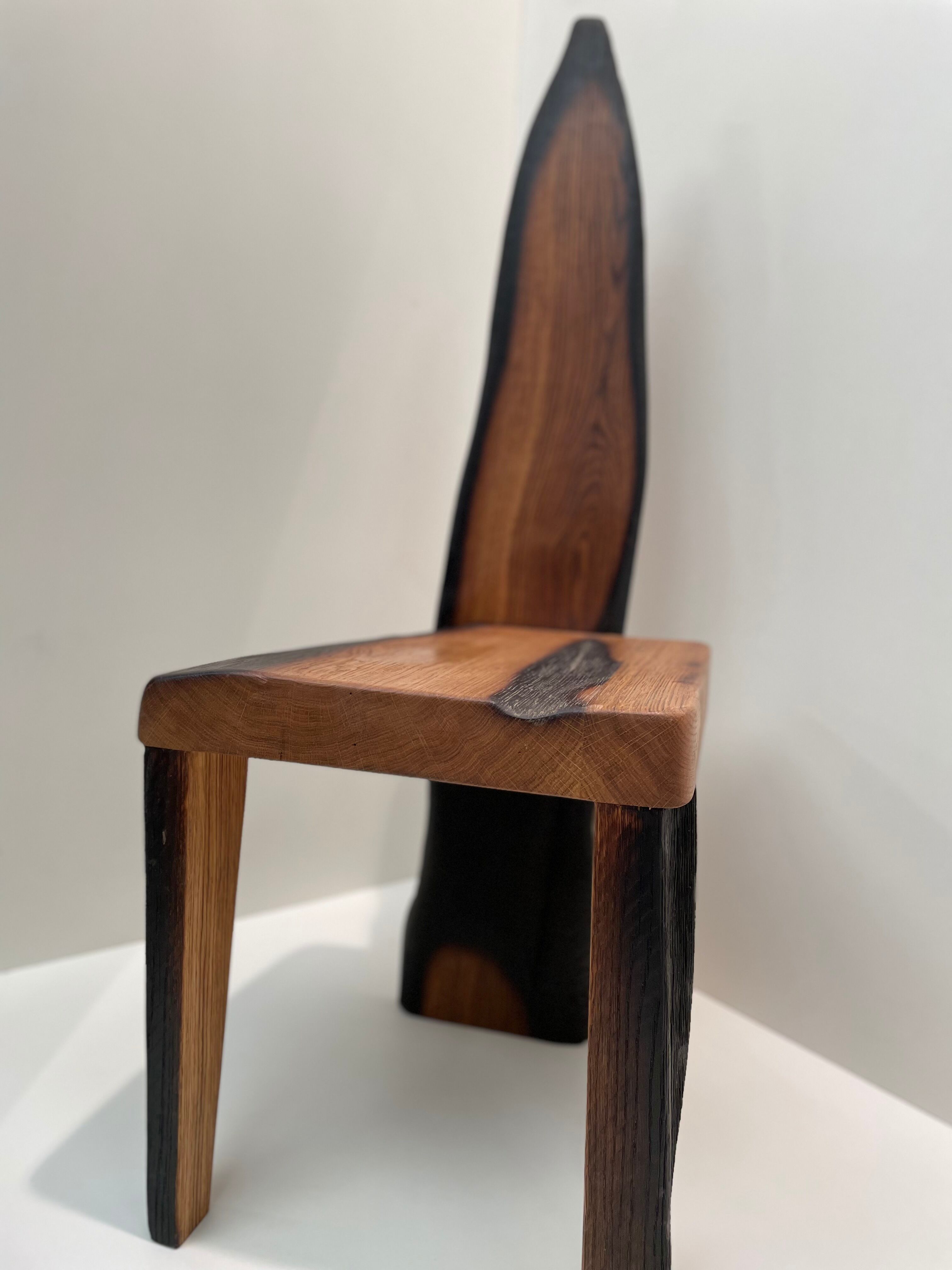 Solid wood chair