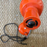 Vintage desk lamp Targetti Sankey, orange articulated lamp