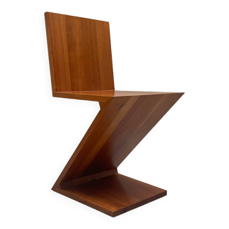 Chaise « Zig Zag Chair », Rietveld, Cassina