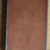 Vintage wood metal mirror top handles