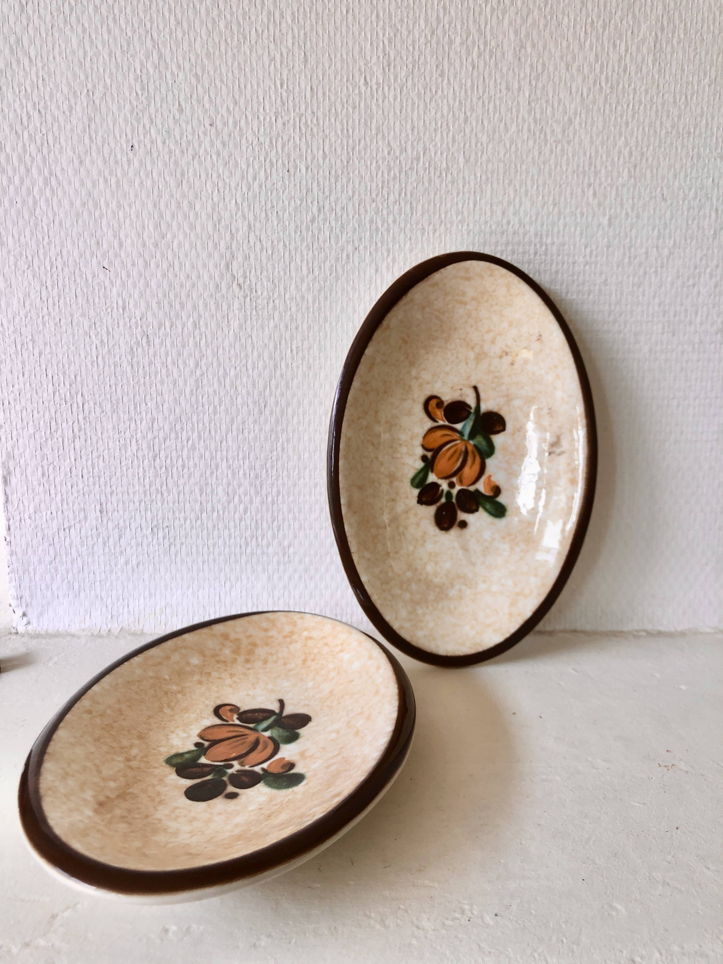 2 Boch Belgium Corfu model dishes