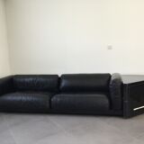 Cini Boeri - Sofa Gradual Lounge Black Leather Knoll/Gavina