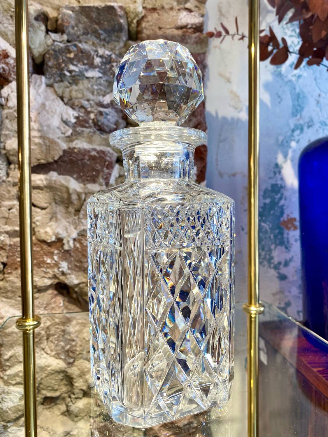 Cut crystal whisky decanter from the 60s/70s