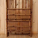 Foldable bamboo shelf