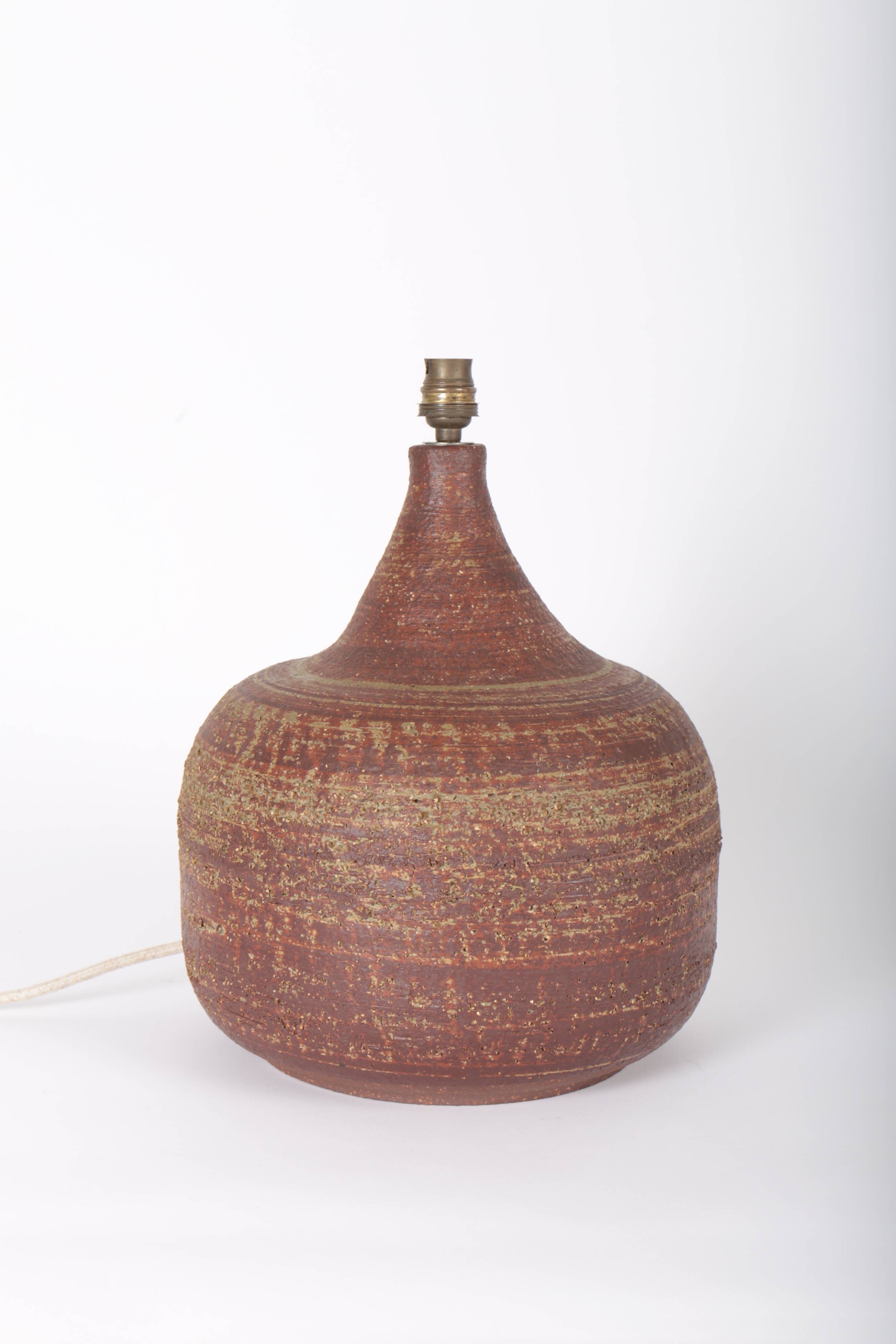 Lamp base by Jacques Pouchain - Atelier Dieulefit