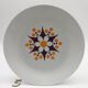 6 assiettes plates en porcelaine de bohème, 1970s, TK Thun -Tchécoslovaquie