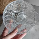 Cut glass bowls with foliage patterns