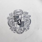 Pair of Gent Boch Frères plates