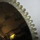 Egon Hillebrand large oval lucite illuminated wall mirror, 80 cm x 50 cm, 1960s