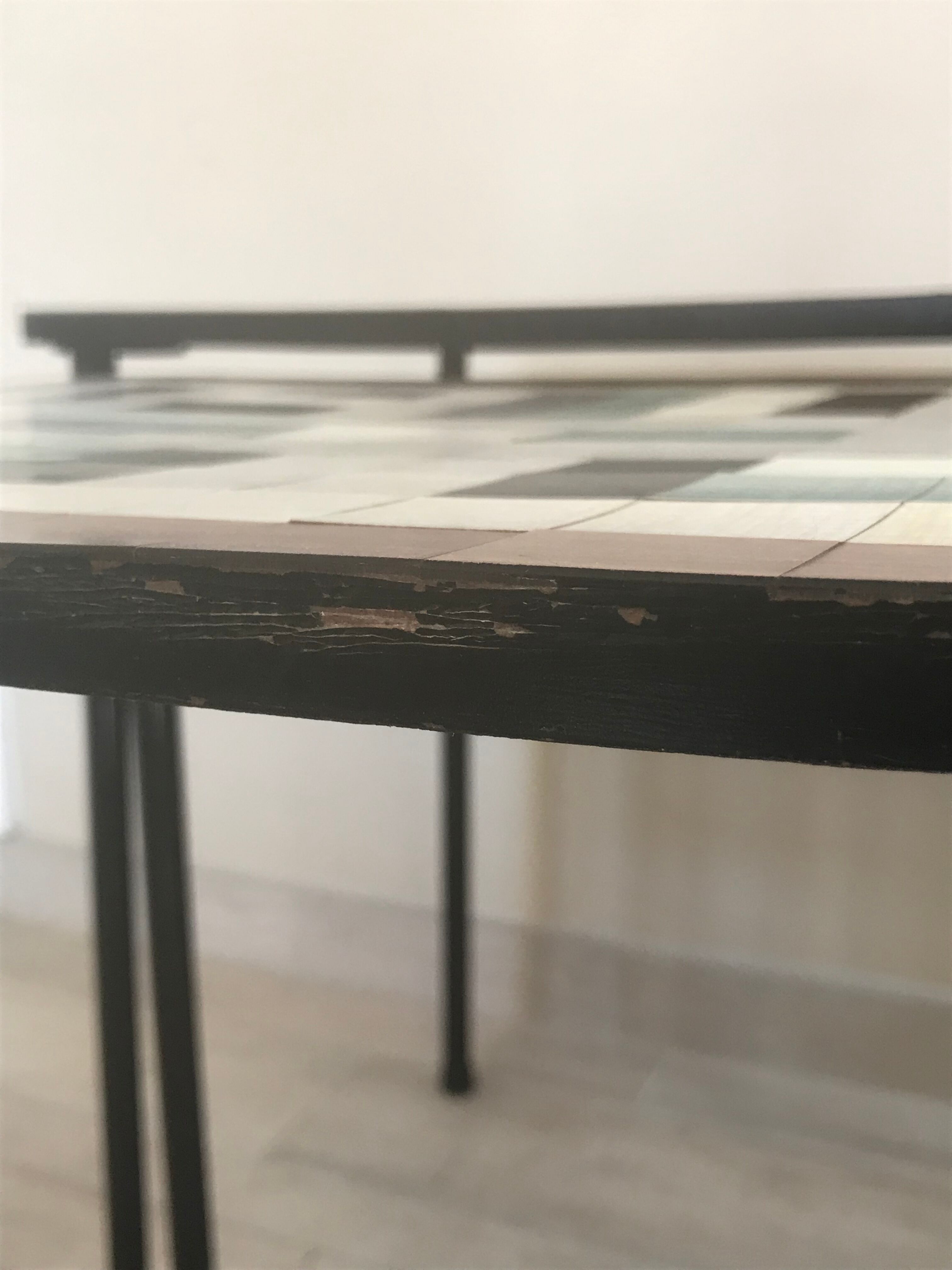 Pull-out tables vintage design annees 60