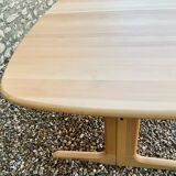 Scandinavian Design Extension Table 1960/70 In Solid Beech