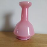 Vase italien en opaline rose