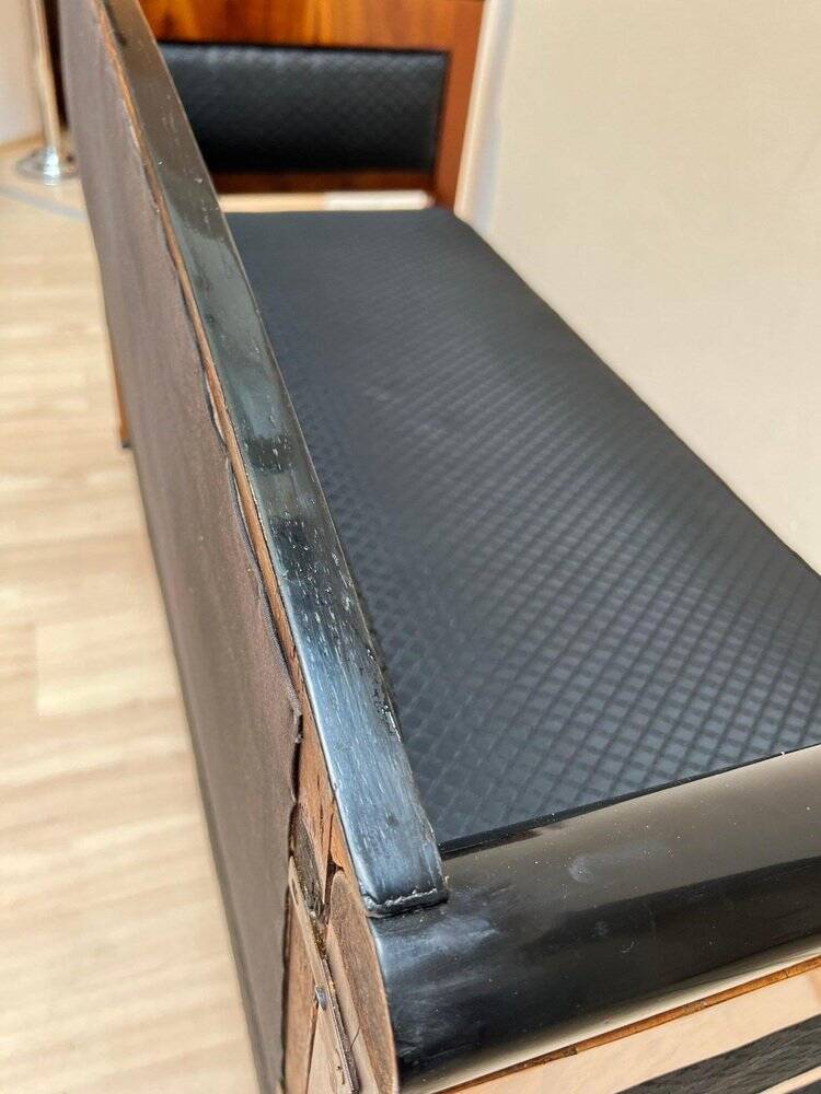 Biedermeier Sofa in Cherry Veneer and Horsehair, South Germany, 1830s