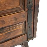 Vintage brutalist spanish wall cabinet cupboard design