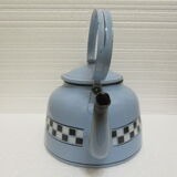 Vintage enameled metal kettle