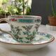 Minton English porcelain cup and under cup