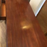 English mahogany console