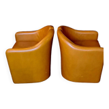 Pair of PS142 Eugenio GERLI armchairs