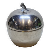 Ice cube bucket vintage apple aluminum ice tray made in italy 1970s