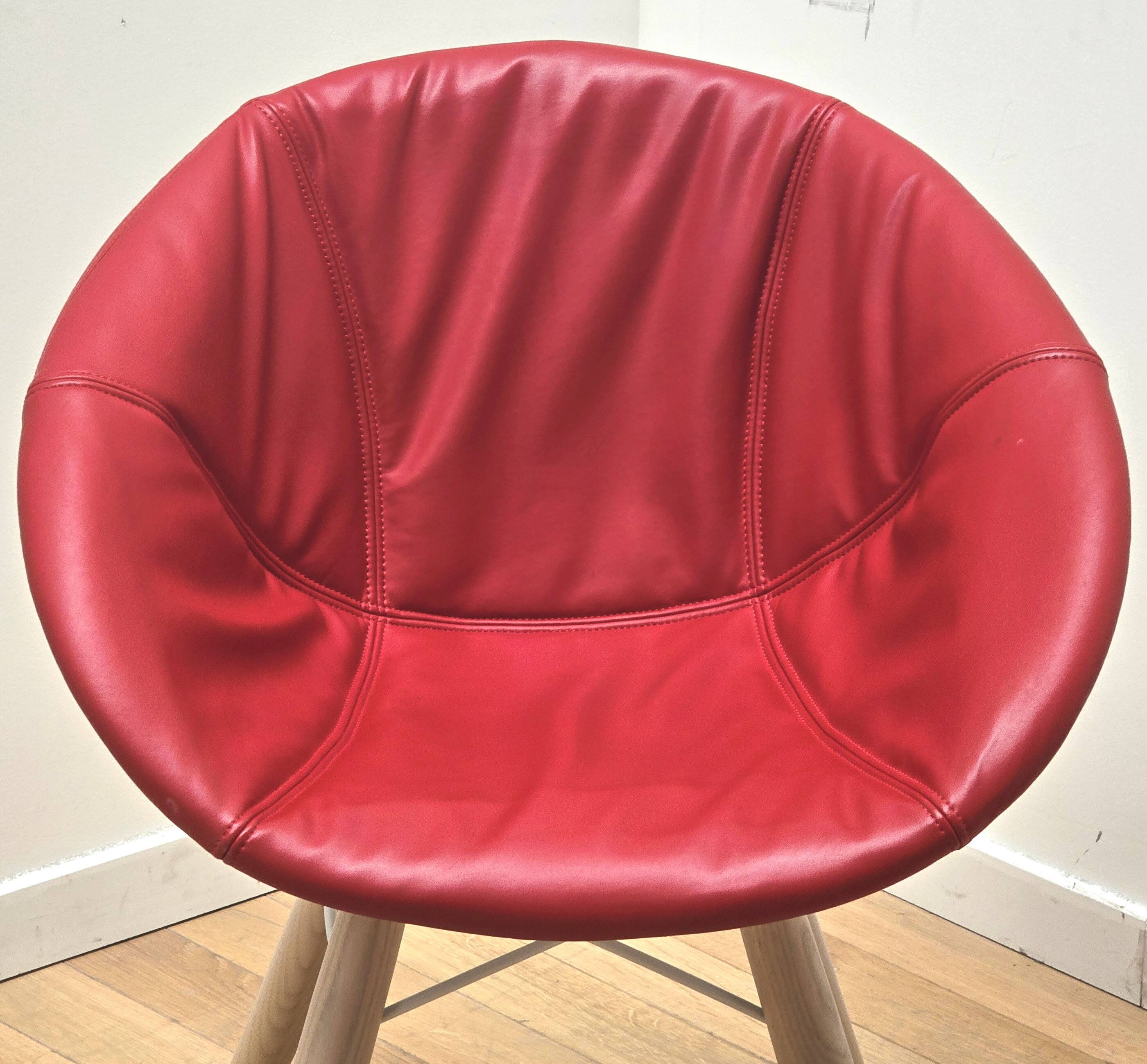 Pair of Gliss Wood 904 armchairs, Pedrali