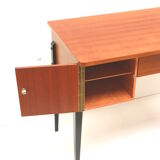 Vintage elegant desk with black legs made in the 60s
