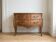 Louis XV style commode in marquetry – Marble top – Bronze fittings
