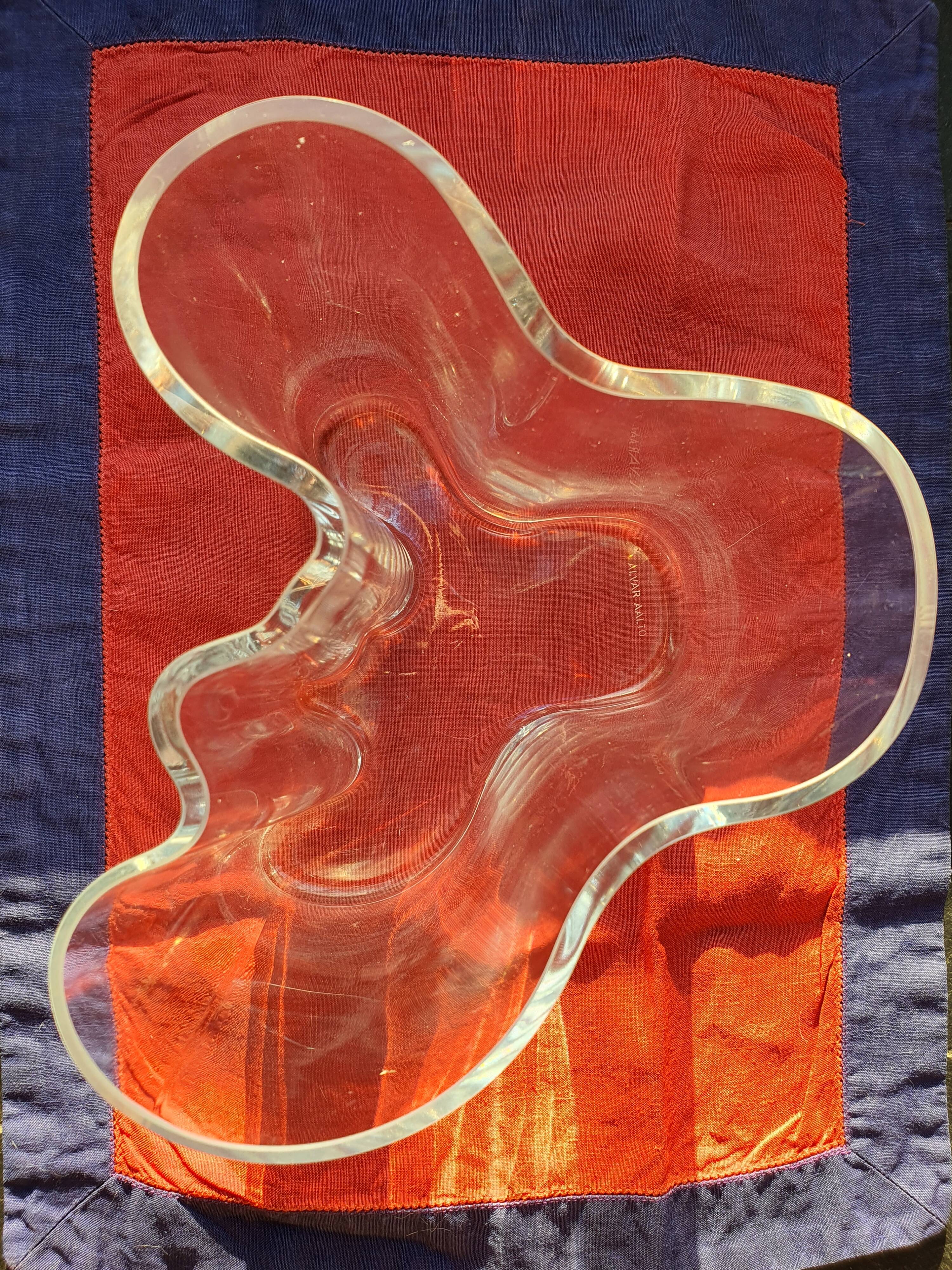 Alvar Aalto transparent vase