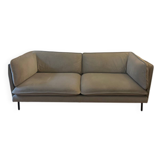 3-seater canapé in corduroy velvet