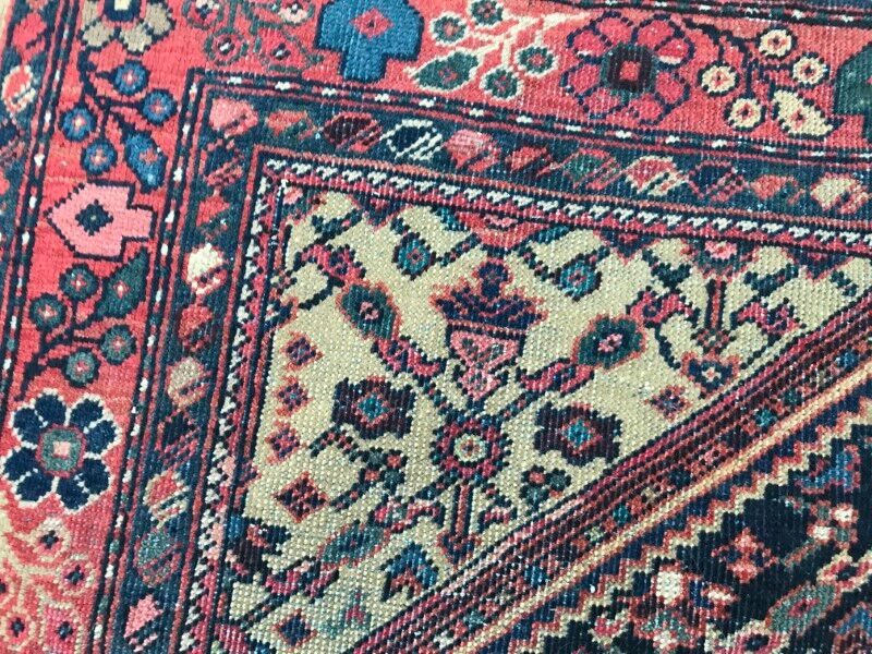 Former carpet Persian Mahal done hand 130 X 203 CM