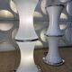 Enrico tronconi - pair of lamps model bamboo