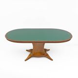 Mid-century Modern Italian Elm Root Oval Dining Table, 1950s