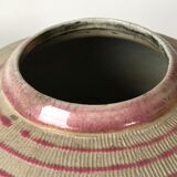 Glazed terracotta vase.