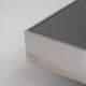 Vintage Chrome Coffee Table with Smoked Glass