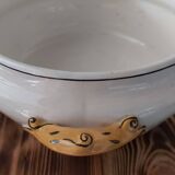 Fruit basket Creil and Montereau pattern Carnations