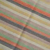 Turkish Soft Pastel Handmade Wool Kilim Rug, 167x298Cm