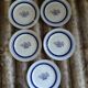 5 assiettes à dessert anciennes Digoin et Sarreguemines