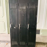 Vestiaire industriel, armoire métallique 3 portes