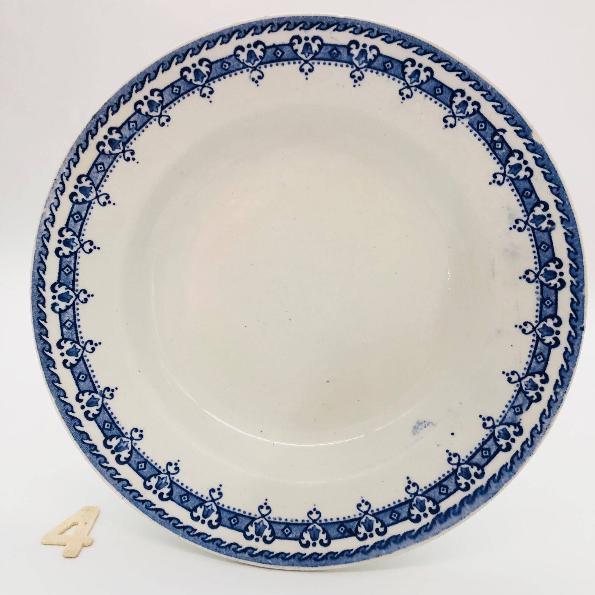 4 deep plates "Orchies - Nord". Mikado model.