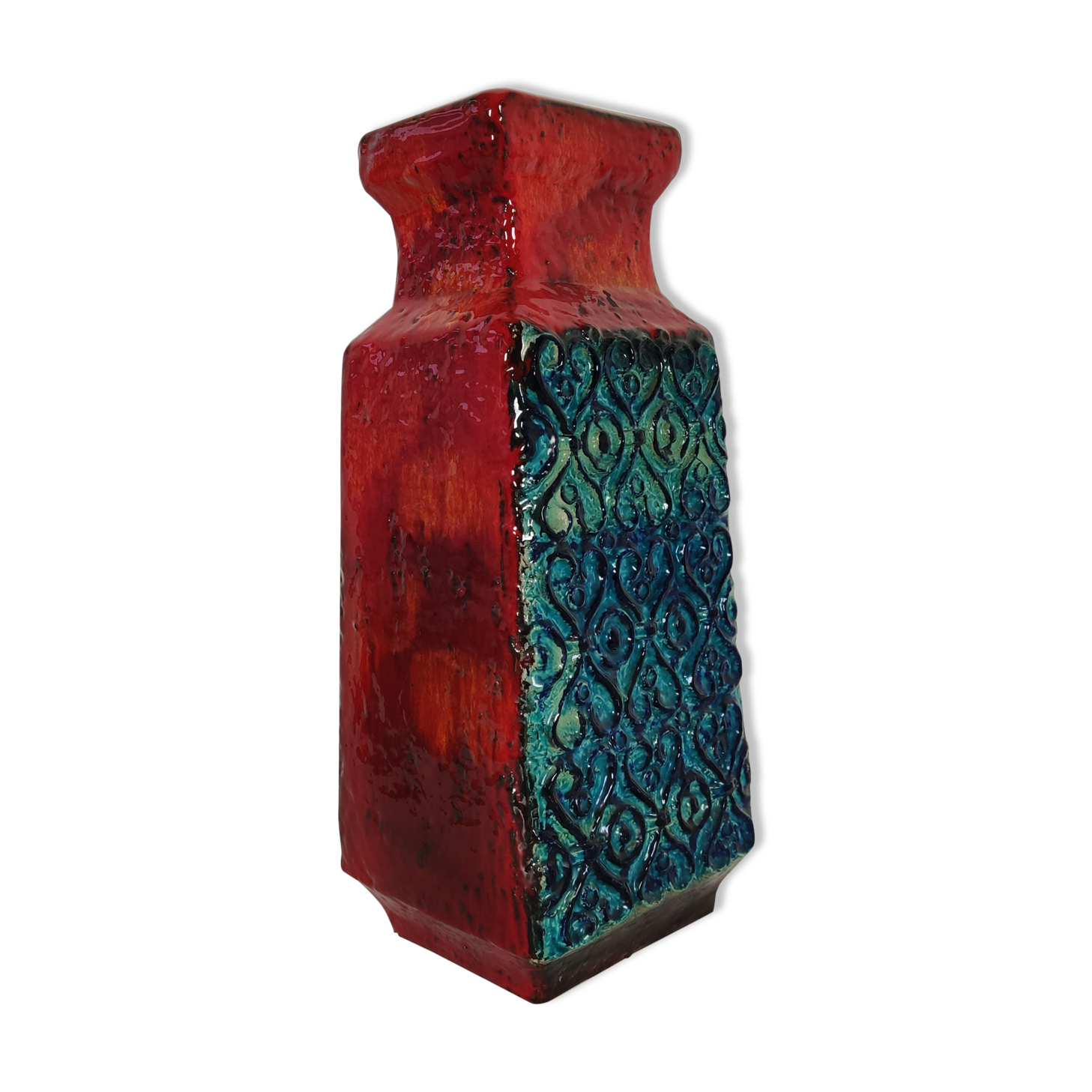 Vase of soil Keramik Bay , western Germany 60s